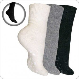 Носки согревающие антискользящие 31-34 белый (1пара)
