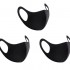 Маски Fashion Mask (неопрен, многоразовые, черные) 3 шт. в комплекте