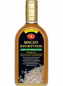 Кунжутное масло пищевое нерафинированное 0,35 л, ТМ "Golden Kings of Ukraine" (Агросельпром) (стекло)