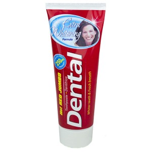 Зубная паста Экстра отбеливание Dental Hot Red Jumbo Extra Whitening, 250 мл